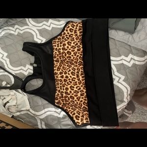 NEVER WORN - Leopard All Star Bra